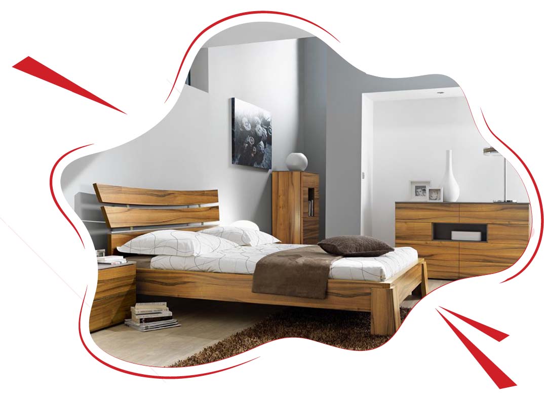 Wooden Bed Furniture in Dubai