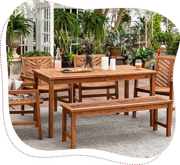 Wooden Outdoor Furniture UAE